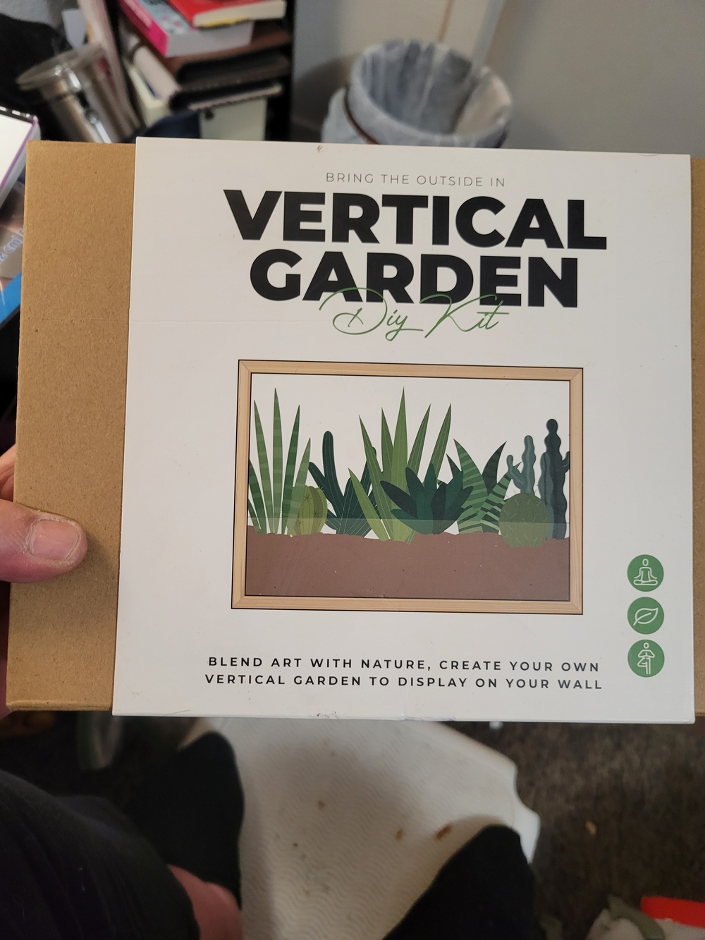 Vertical Garden DIY Kit - White & Brown